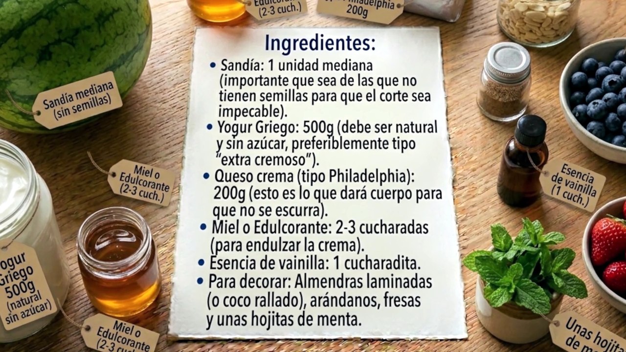 ¡Mezclé SANDÍA con YOGUR y el resultado sorprendió a todos! 🍉