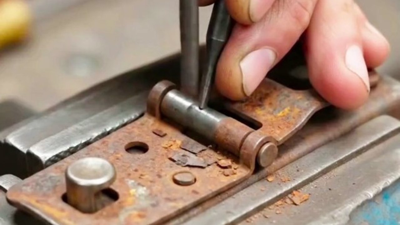 40-Year-Old Rusted Toolbox Latch Restoration! 🧰
