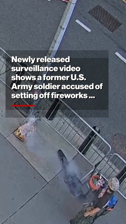 Chaotic footage shows former soldier's fiery rampage in NYC