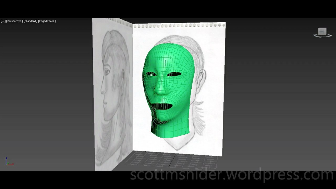 Grabovski: 3DS MAX Practice Polygon Modeling Head Model Video #11 (07-22-2026)