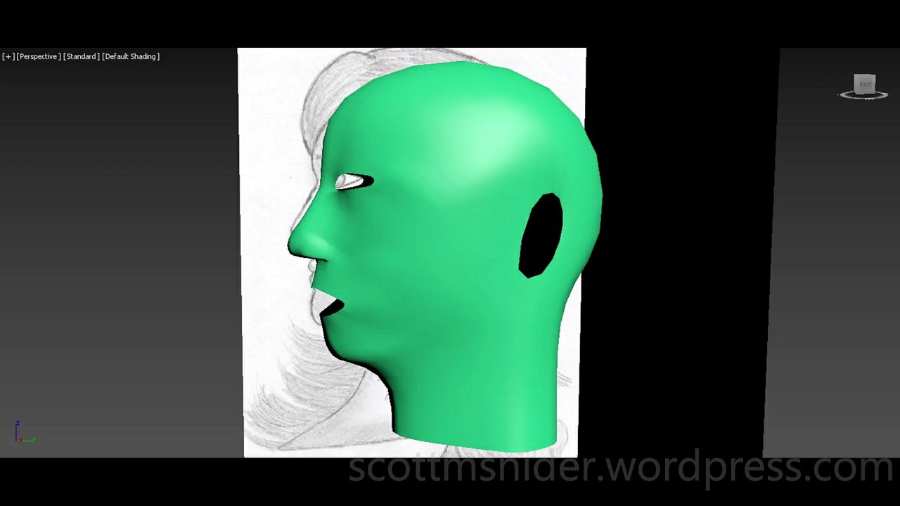 Grabovski: 3DS MAX Practice Polygon Modeling Head Model Video #15 (07-22-2026)