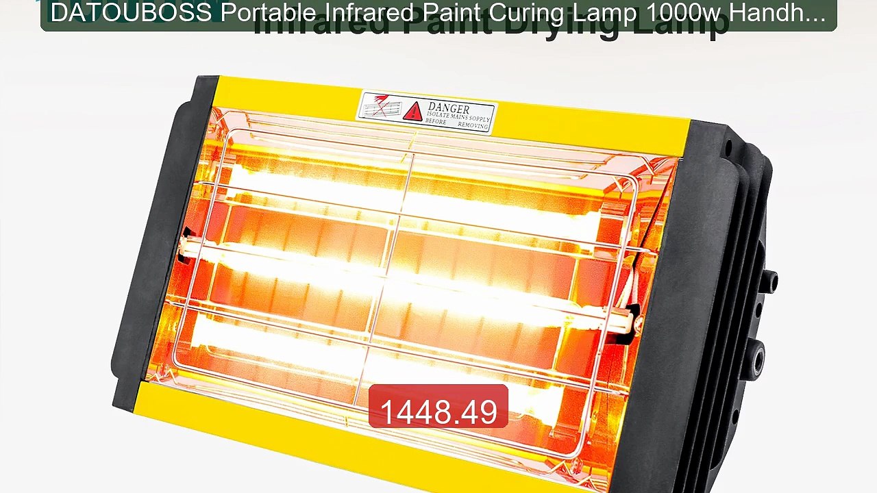 DATOUBOSS Portable Infrared Paint Curing Lamp 1000w Handheld S... -- Hot Deal 2026 | Limited Offer!