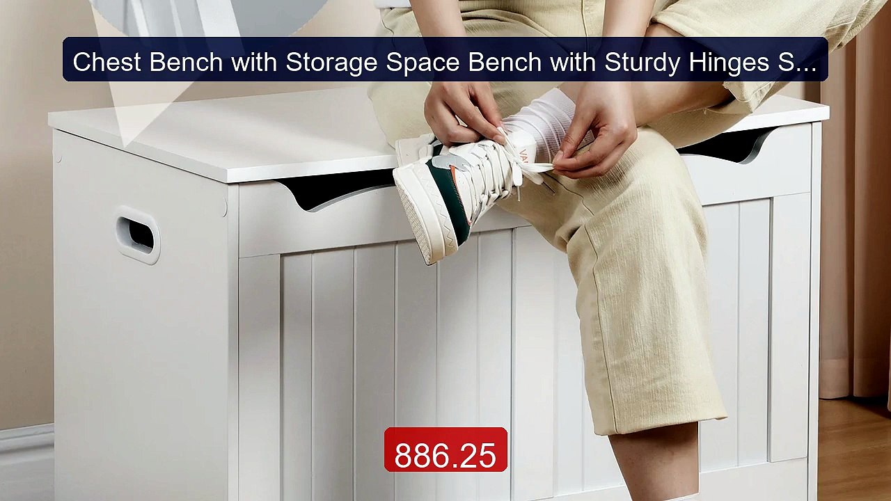 Chest Bench with Storage Space Bench with Sturdy Hinges Storage Ca... -- Best Deal 2026 | Shop Now!
