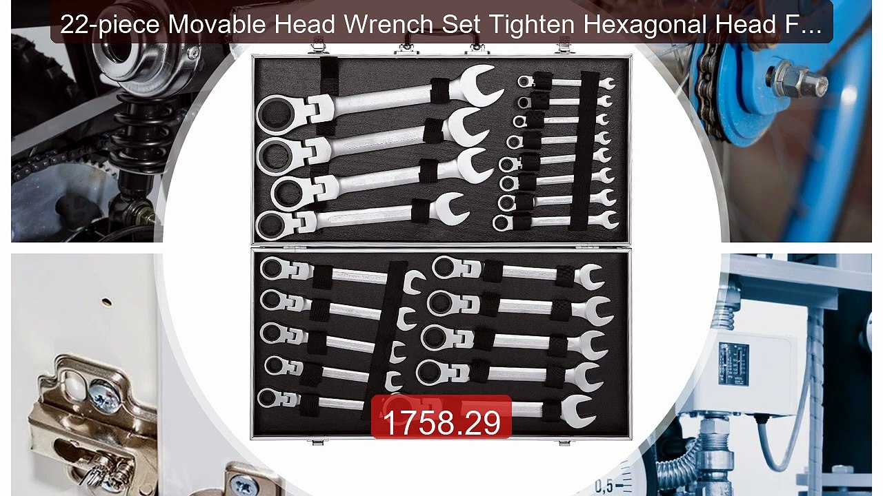22-piece Movable Head Wrench Set Tighten Hexagonal Head Flex-H... -- Hot Deal 2026 | Limited Offer!