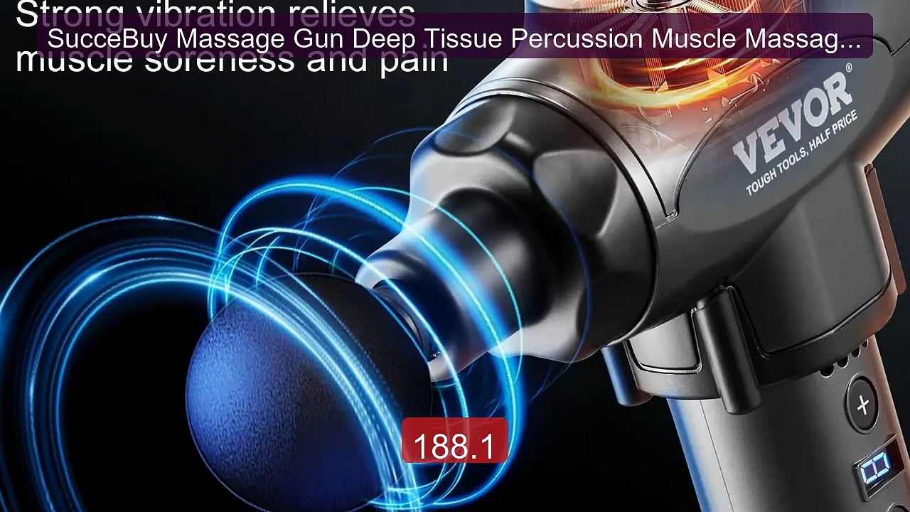 SucceBuy Massage Gun Deep Tissue Percussion Muscle Massager... -- Top Pick 2026 | Unbeatable Price!