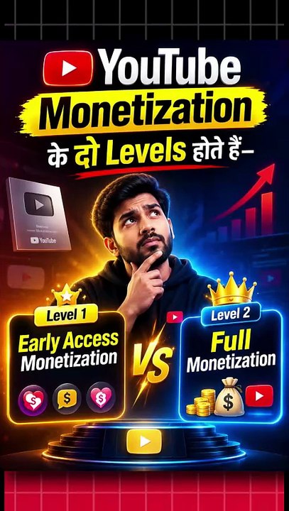 YouTube Monetization के दो Levels होते हैं !!!