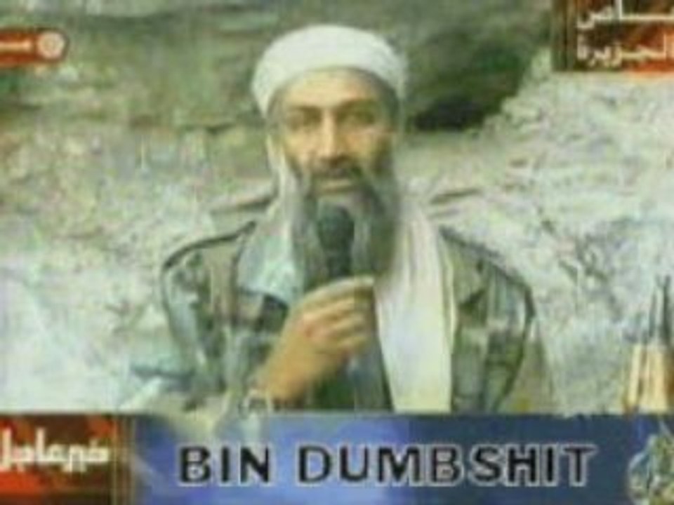 Osama Bin Dumbshit (real funny speech)