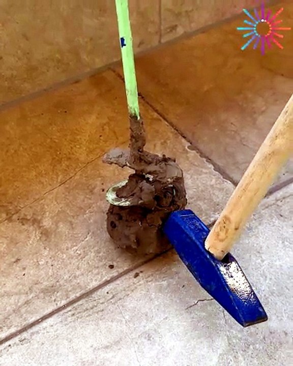 Quick clean up method for mixing paddles