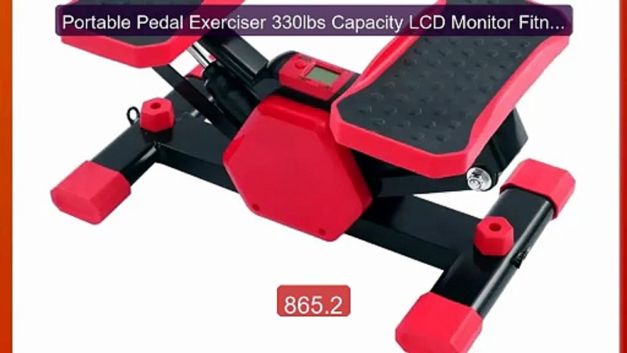 Portable Pedal Exerciser 330lbs Capacity LCD Monitor Fitness Equip... -- Best Deal 2026 | Shop Now!