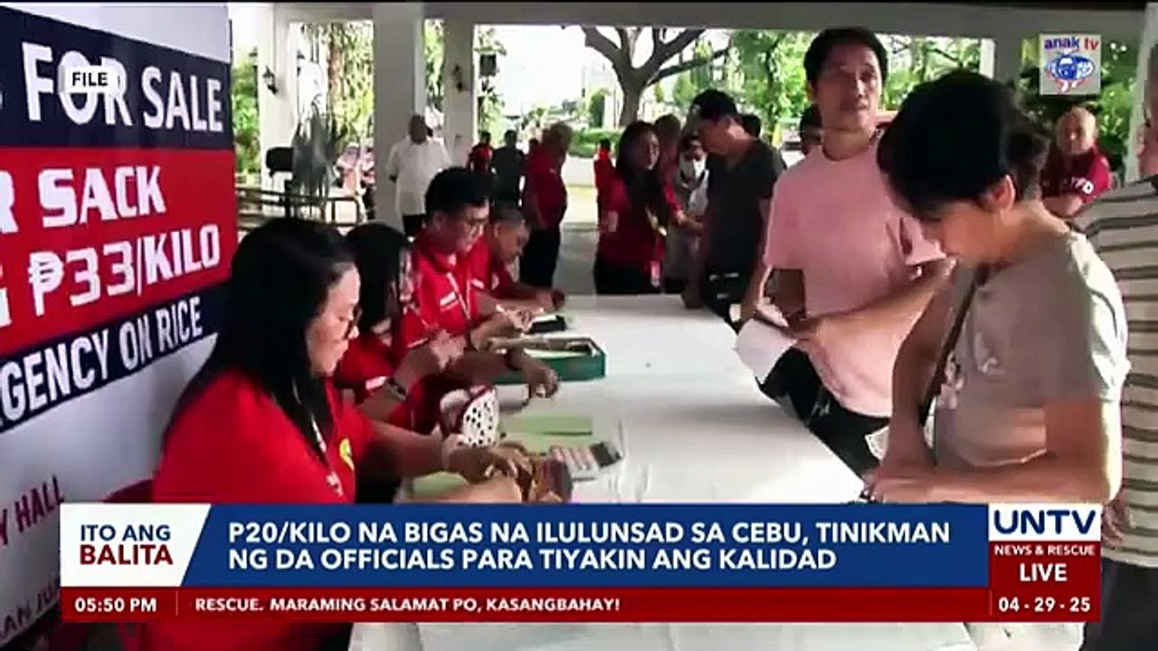 P20/kilo na bigas na ilulunsad sa Cebu, tinikman ng DA officials para tiyakin ang kalidad [Full Movie]