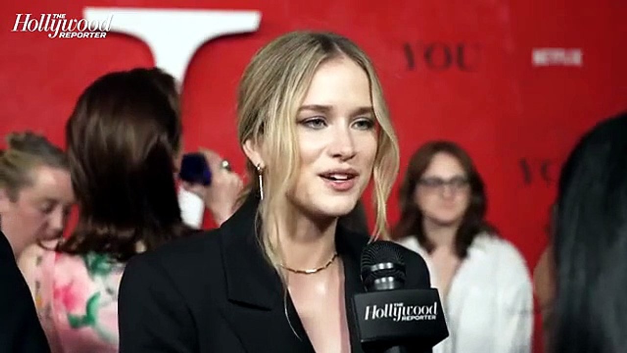 Elizabeth Lail Puts Beck Rumors to Rest at the 'YOU' Season 5 Premiere: "She's Still Dead" | THR Video [Full Movie]