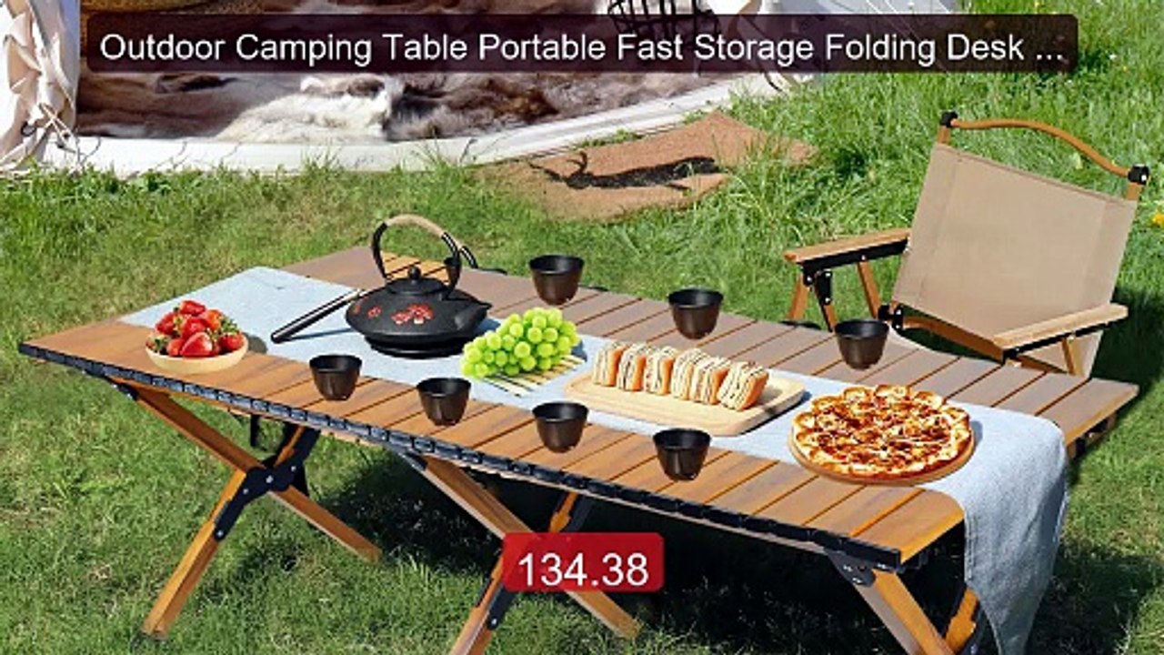 Outdoor Camping Table Portable Fast Storage Folding Desk Outd... -- Amazing Value 2026 | Must Have!