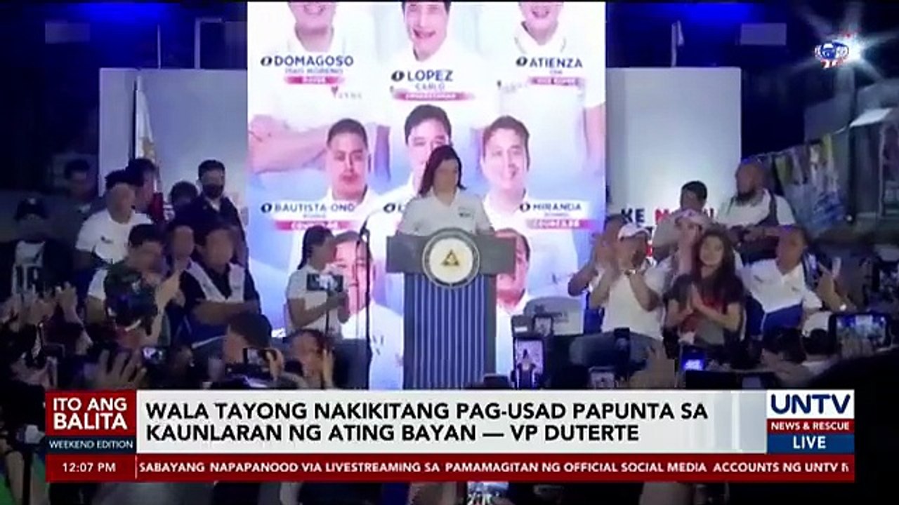 VP Sara, nanawagan ng block voting para sa senatorial bets na suportado ng mga Duterte [Full Movie]