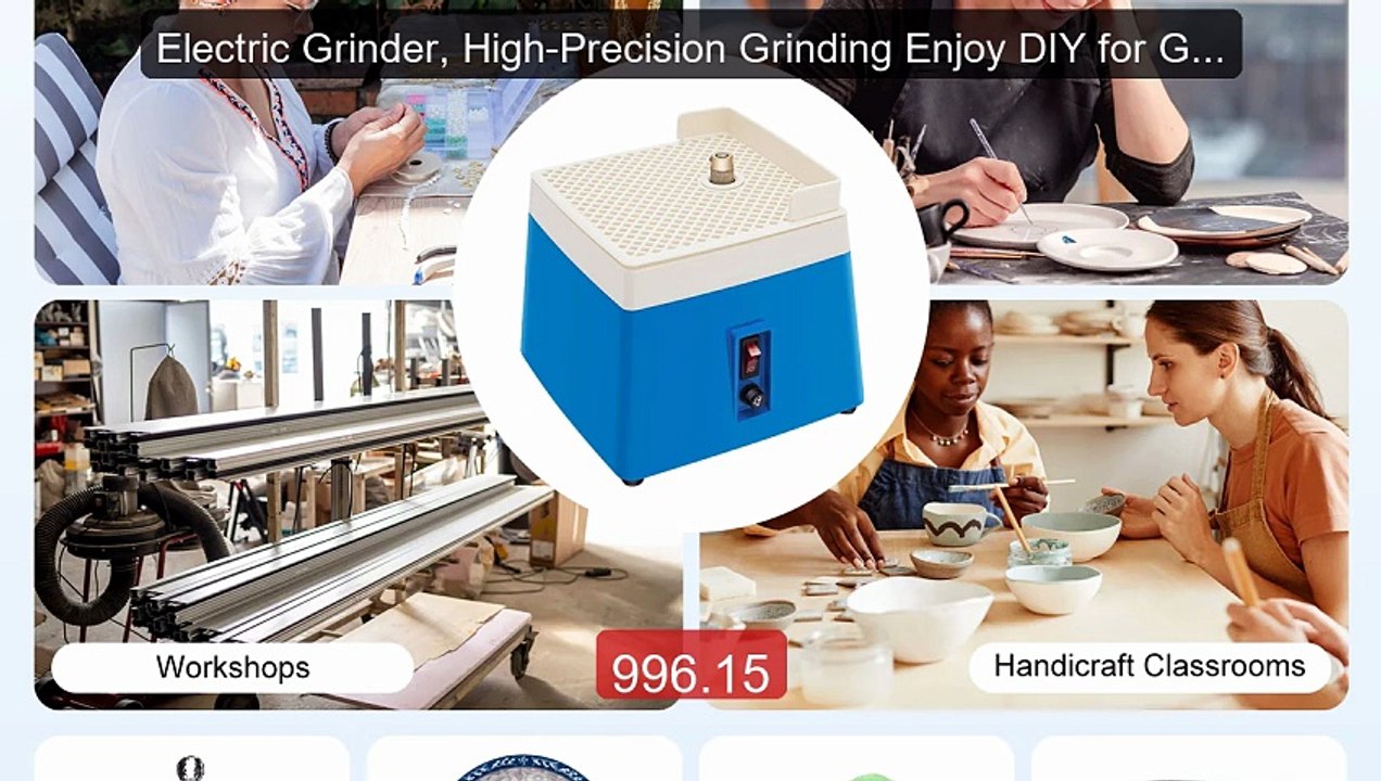 Electric Grinder, High-Precision Grinding Enjoy DIY for Glass... -- Amazing Value 2026 | Must Have!