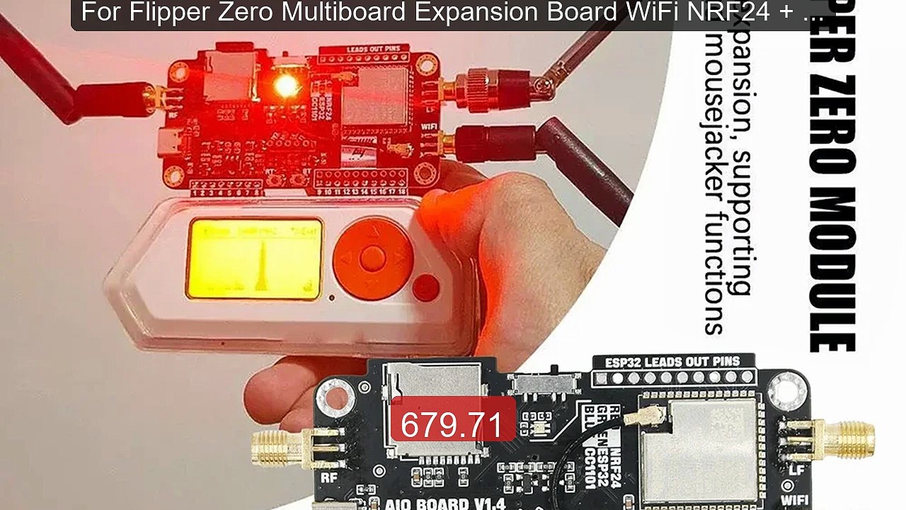 For Flipper Zero Multiboard Expansion Board WiFi NRF24 + ESP32... -- Best Buy 2026 | Great Quality!