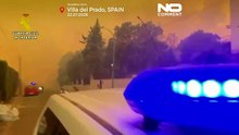 Η ισπανική αστυνομία απομακρύνει κατοίκους καθώς πυρκαγιά απειλεί σπίτια κοντά στη Μαδρίτη