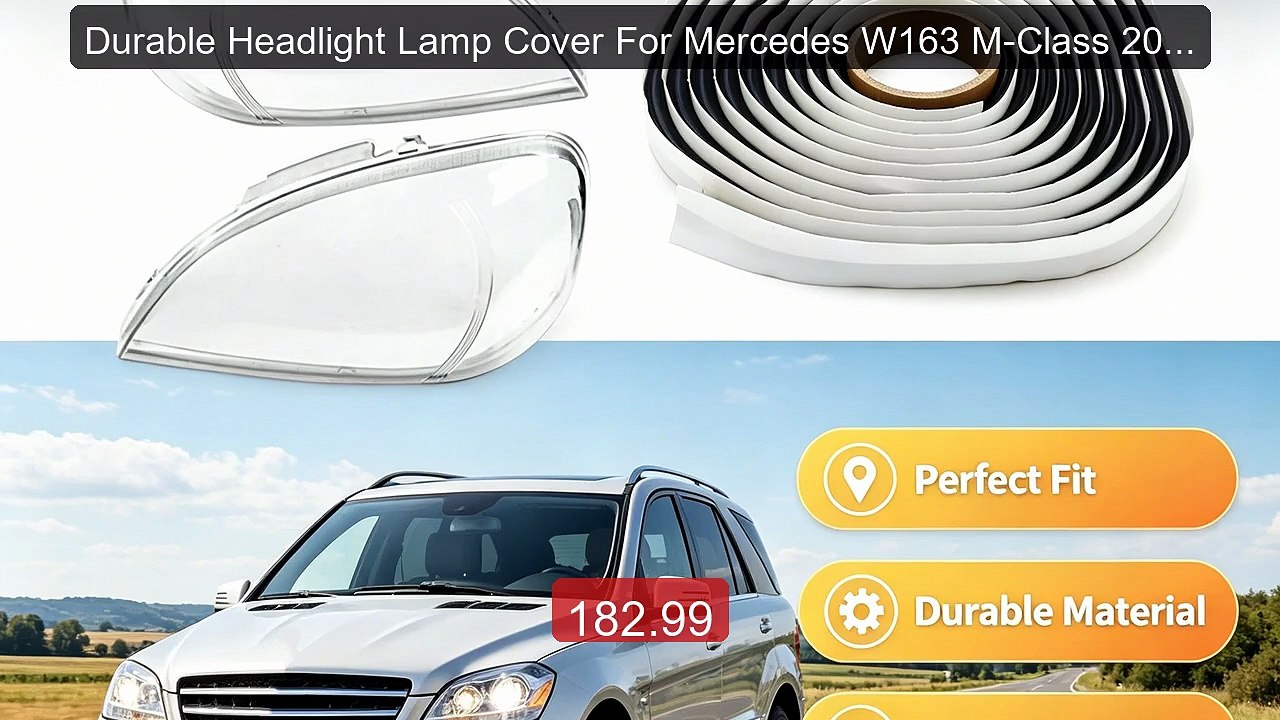 Durable Headlight Lamp Cover For Mercedes W163 M-Class 2002-2005 Pr... -- Top Rated 2026 | Buy Now!