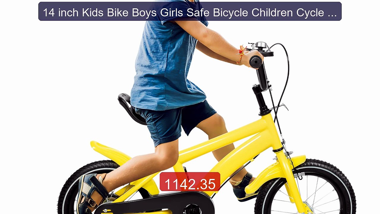 14 inch Kids Bike Boys Girls Safe Bicycle Children Cycle wi... -- Top Pick 2026 | Unbeatable Price!