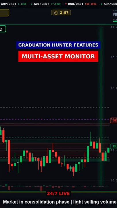 Multi-Asset Monitor (4 charts) in 8s #shorts