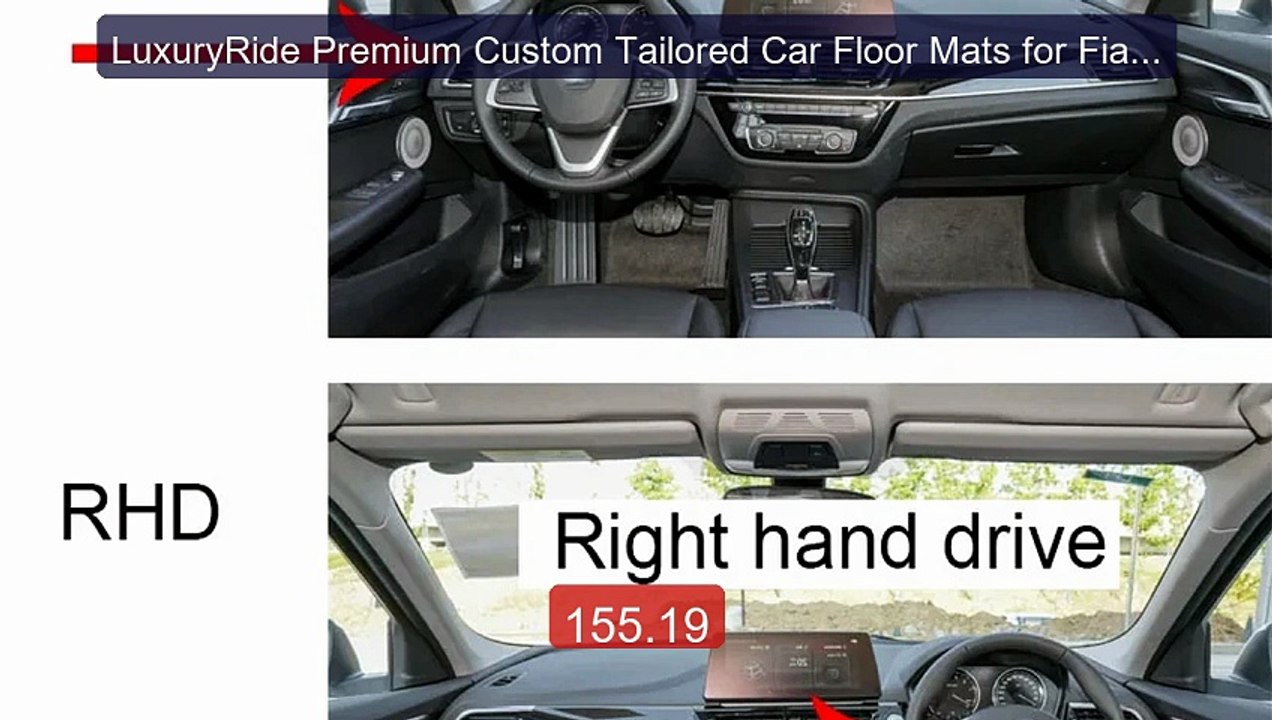 LuxuryRide Premium Custom Tailored Car Floor Mats for Fiat ... -- Top Pick 2026 | Unbeatable Price!