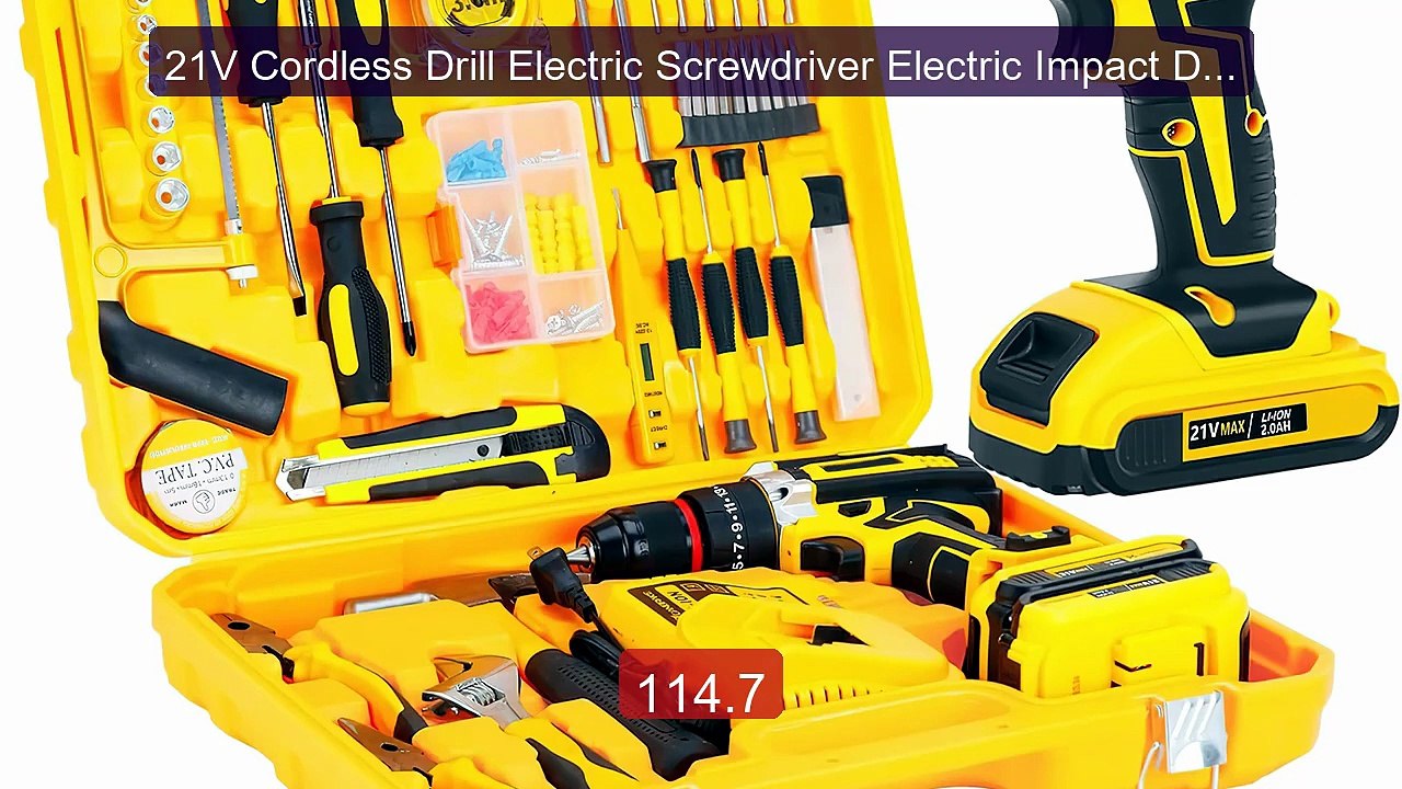 21V Cordless Drill Electric Screwdriver Electric Impact Drill Mini... -- Best Deal 2026 | Shop Now!