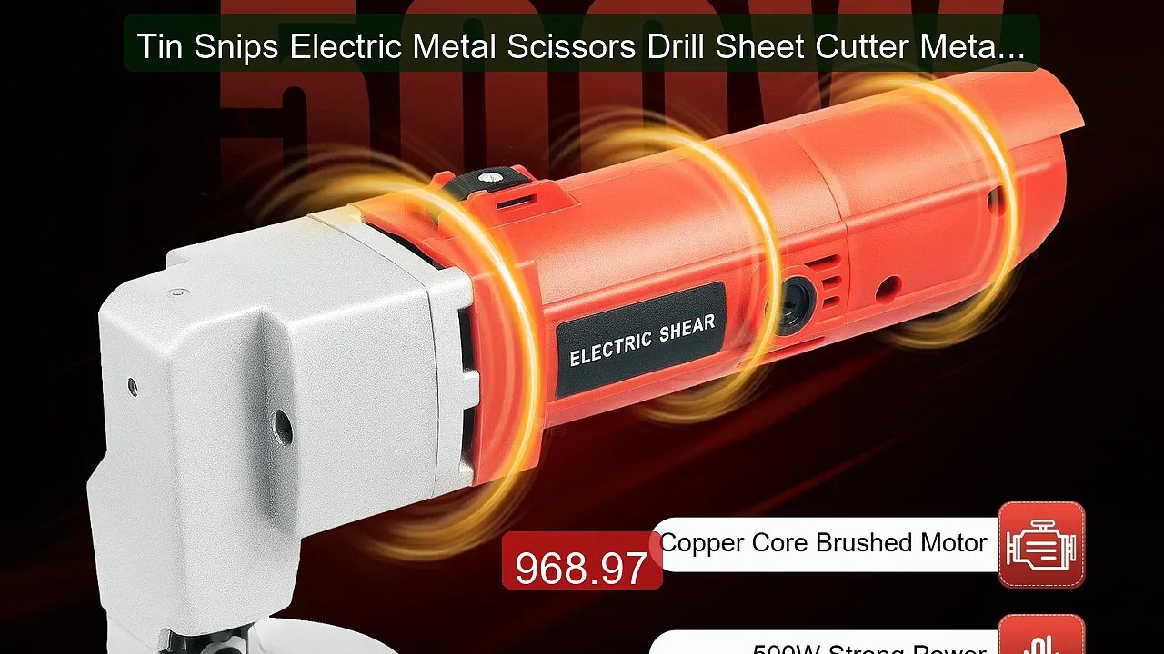 Tin Snips Electric Metal Scissors Drill Sheet Cutter Metal She... -- Hot Deal 2026 | Limited Offer!