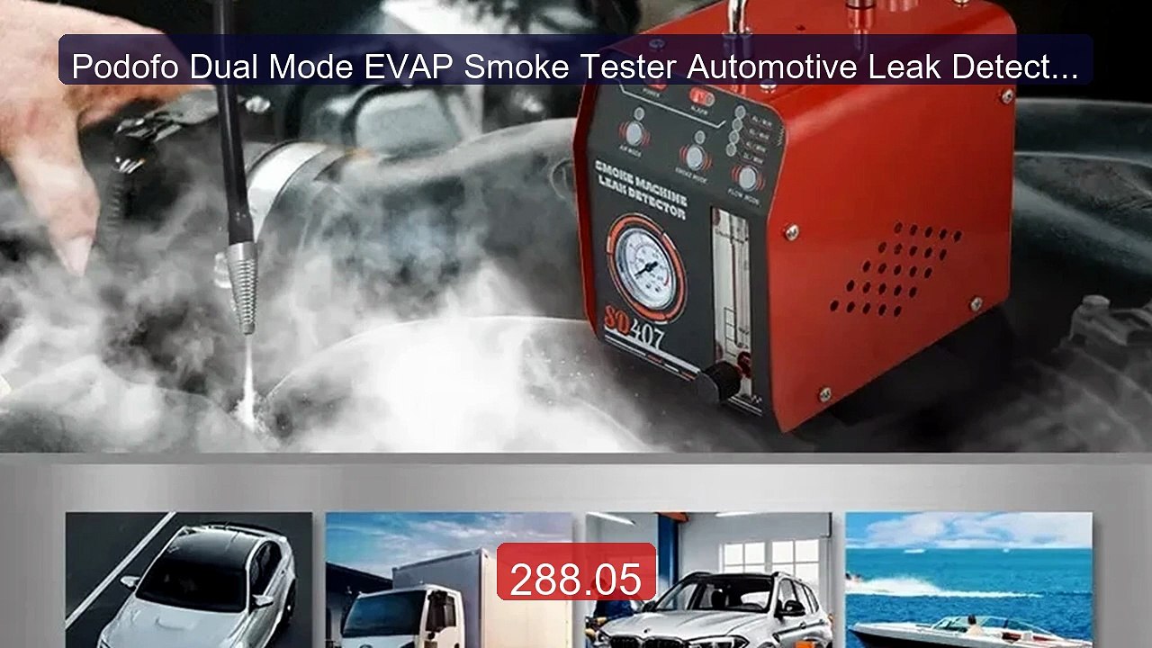 Podofo Dual Mode EVAP Smoke Tester Automotive Leak Detector With L... -- Best Deal 2026 | Shop Now!