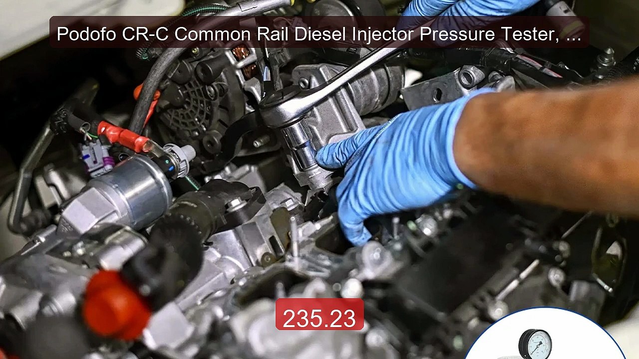 Podofo CR-C Common Rail Diesel Injector Pressure Tester, Dual ... -- Hot Deal 2026 | Limited Offer!