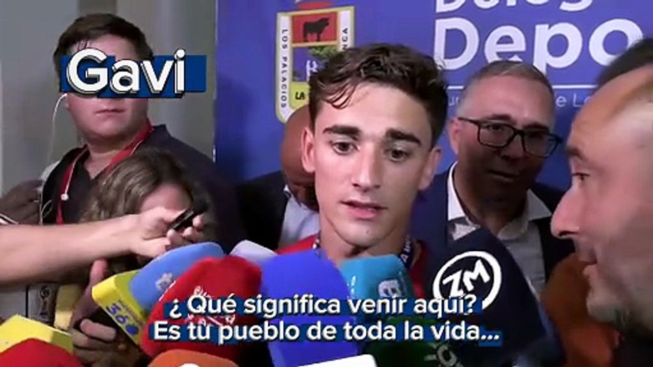 Gavi no quiso abandonar su pueblo cuando era un niño para mudarse a Barcelona: "Estaba tranquilo. Mis padres me pusieron las cosas claras"
