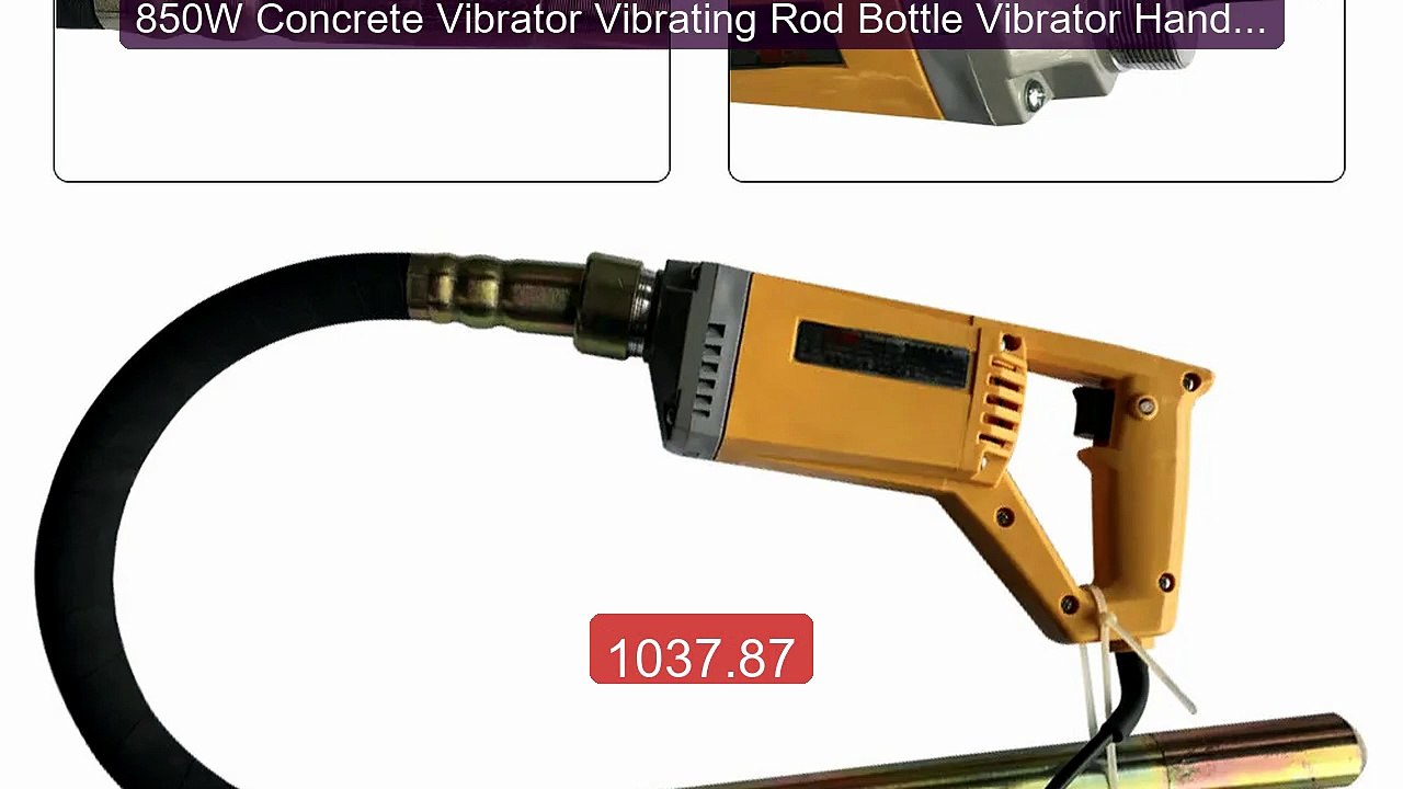850W Concrete Vibrator Vibrating Rod Bottle Vibrator Handheld... -- Amazing Value 2026 | Must Have!