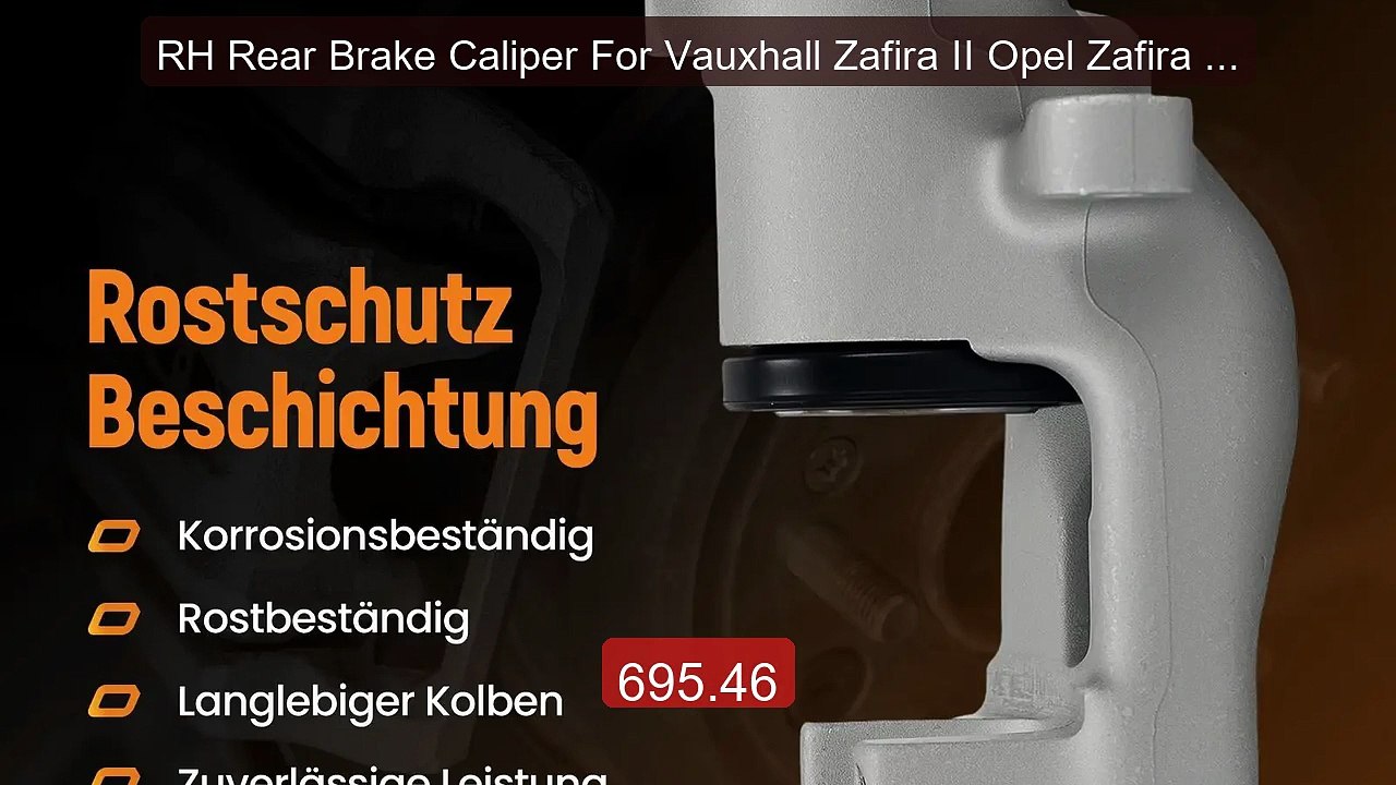 RH Rear Brake Caliper For Vauxhall Zafira II Opel Zafira B ... -- Top Pick 2026 | Unbeatable Price!