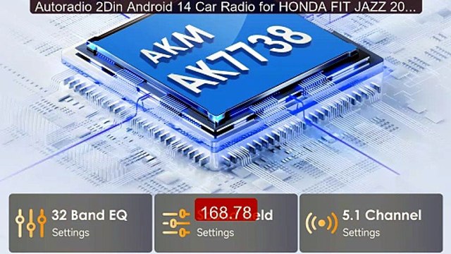 Autoradio 2Din Android 14 Car Radio for HONDA FIT JAZZ 2007-20... Hot Deal 2026 | Limited Offer!