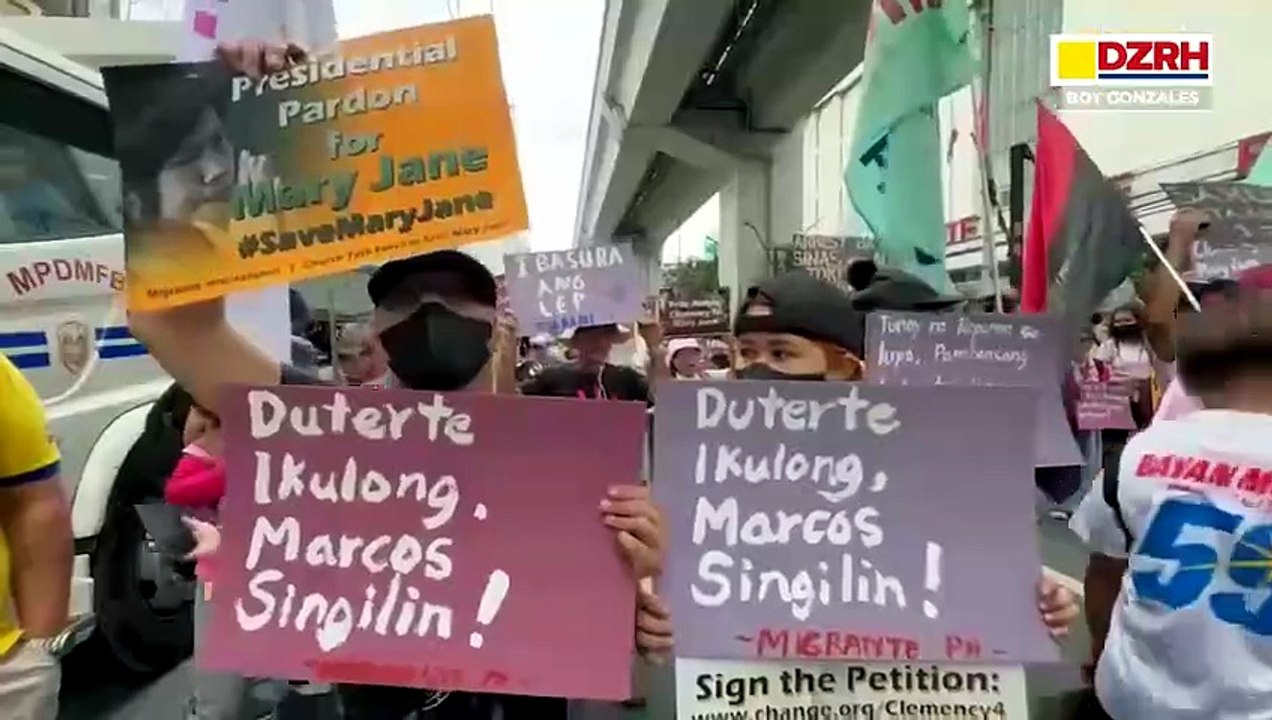 Panagutin si Duterte at iba pang kasamahan" Sigaw ng mga Nagprotestang Bayan Muna [Full Movie]