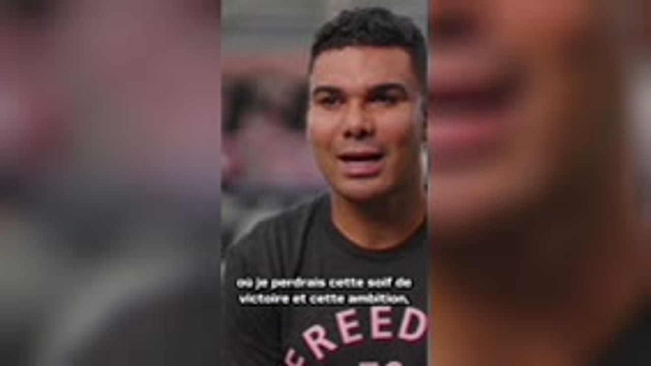 Inter Miami - Casemiro "enthousiaste" à l'idée d'aider Lionel Messi