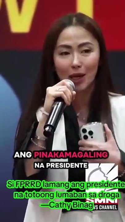 Si Duterte lamang ang presidente na totoong lumalaban sa Droga - Cathy Binag [Full Movie]