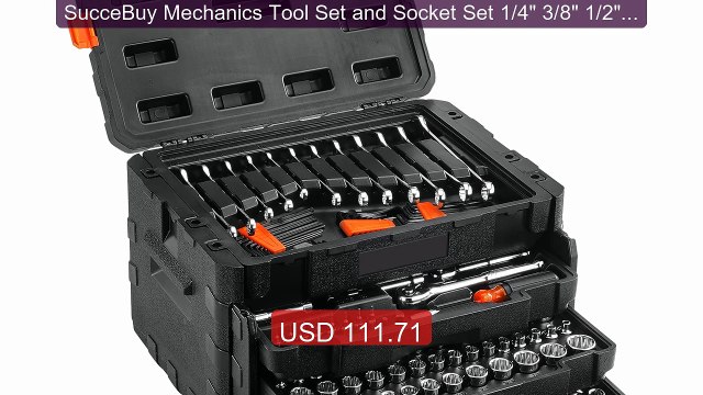 SucceBuy Mechanics Tool Set and Socket Set 1/4 3/8 1/2 Drive De... Best Deal 2026 | Shop Now!