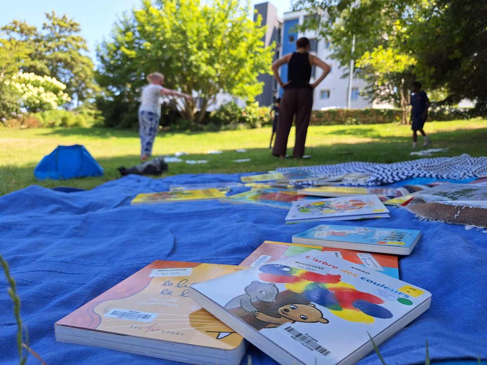 Des livres et des jeux à disposition dans tous les quartiers de Brest durant l’été