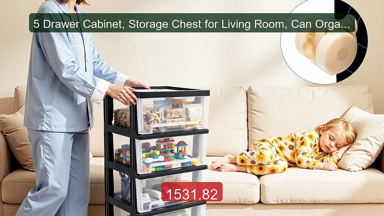 5 Drawer Cabinet, Storage Chest for Living Room, Can Organize ... -- Best Buy 2026 | Great Quality!