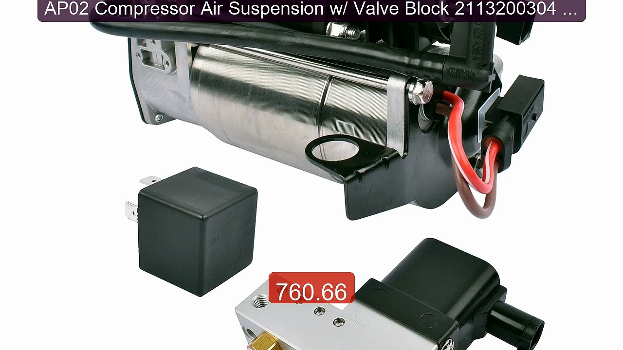 AP02 Compressor Air Suspension w/ Valve Block 2113200304 884010359... -- Best Deal 2026 | Shop Now!