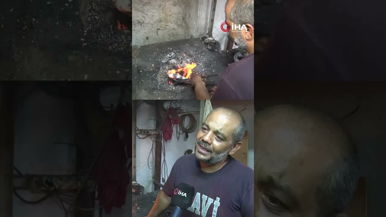 70 derecelik ateşte 35 yıllık mesai