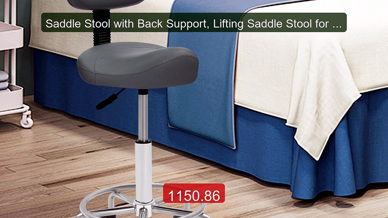 Saddle Stool with Back Support, Lifting Saddle Stool for Of... -- Top Pick 2026 | Unbeatable Price!