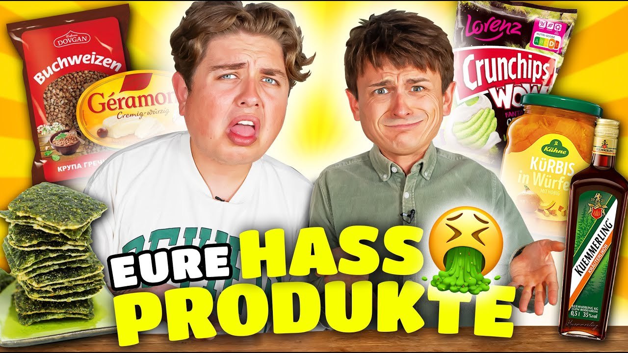 Wir ESSEN eure HASSPRODUKTE 🥡🍇 mit Smiley I XXL Folge