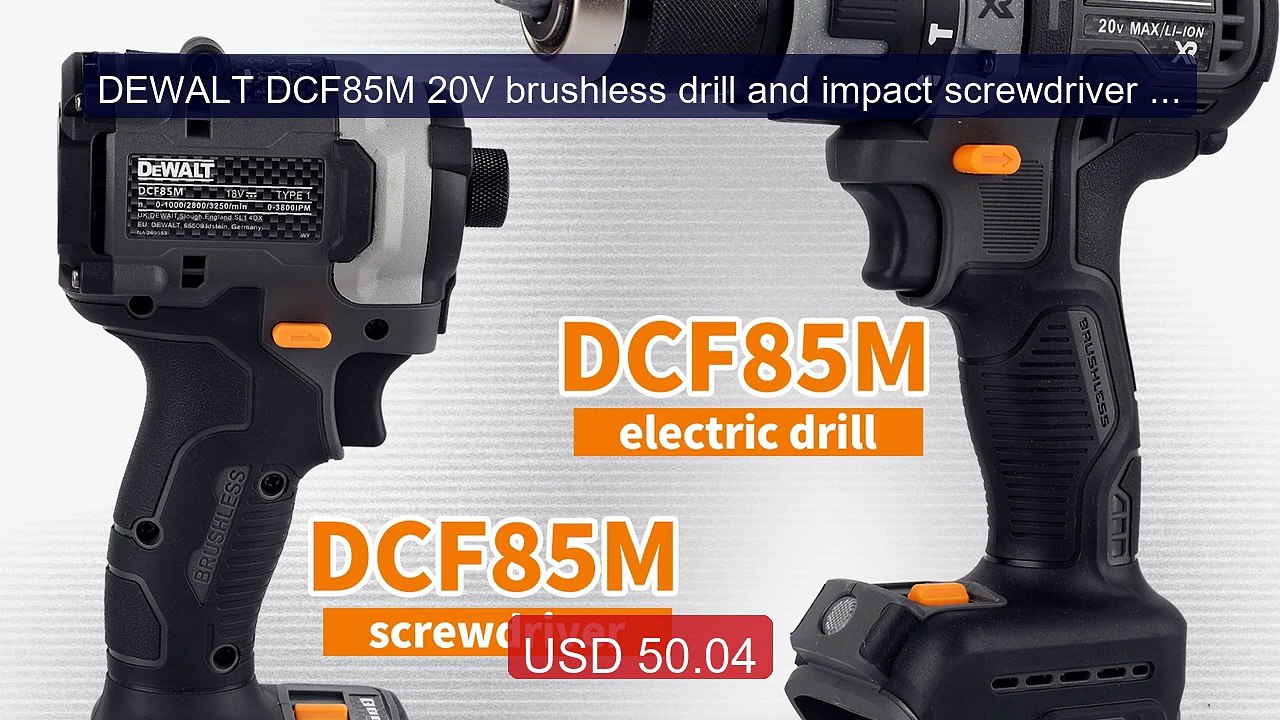 DEWALT DCF85M 20V brushless drill and impact screwdriver | 205... -- Best Buy 2026 | Great Quality!