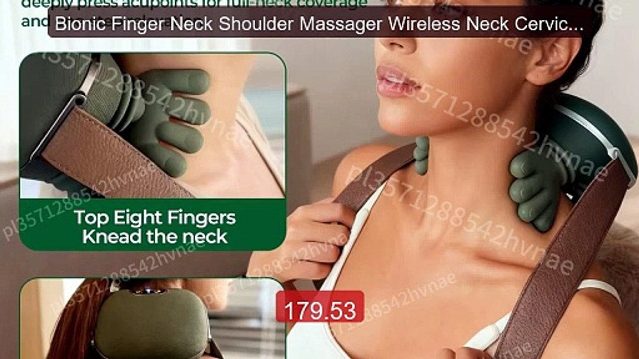 Bionic Finger Neck Shoulder Massager Wireless Neck Cervical Tr... -- Hot Deal 2026 | Limited Offer!