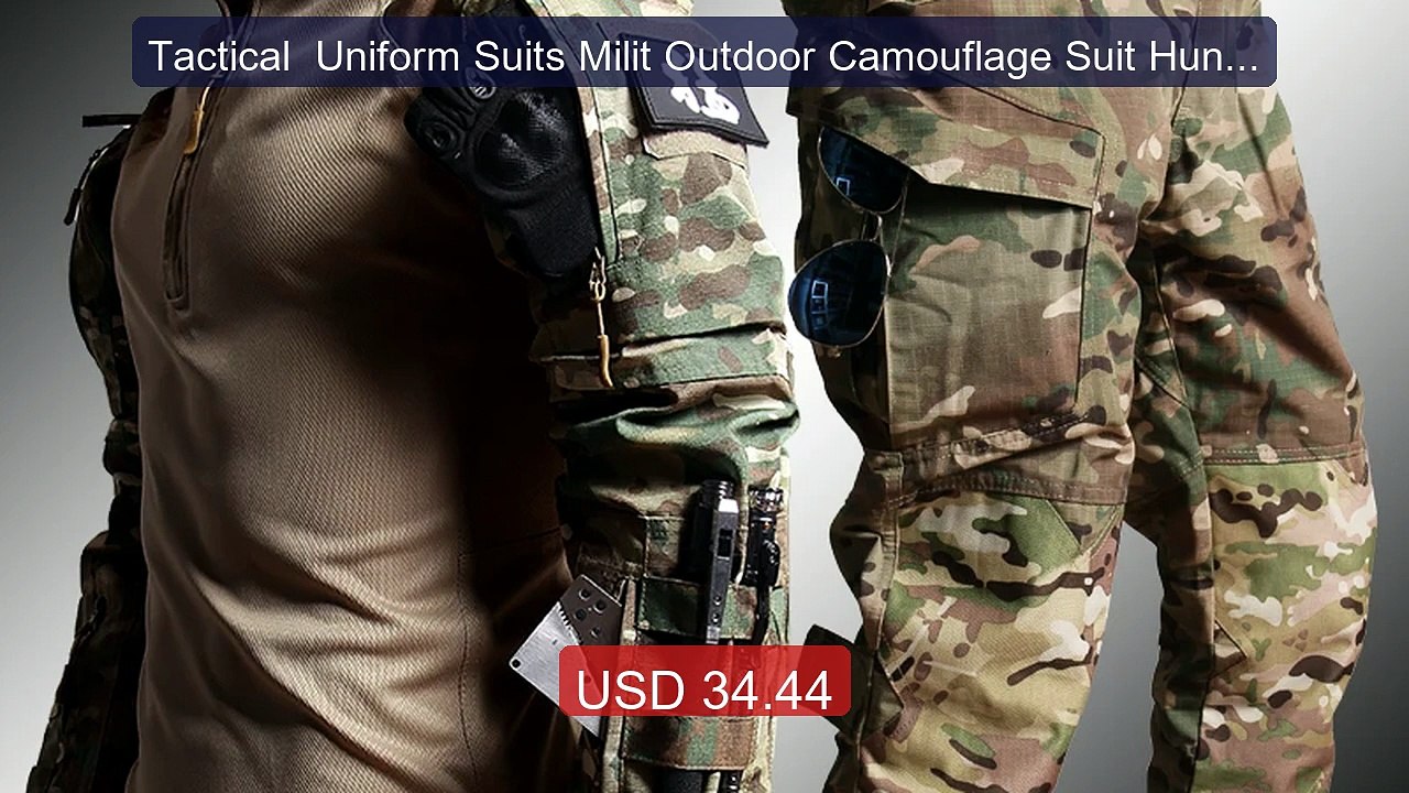 Tactical  Uniform Suits Milit Outdoor Camouflage Suit Hunti... -- Top Pick 2026 | Unbeatable Price!
