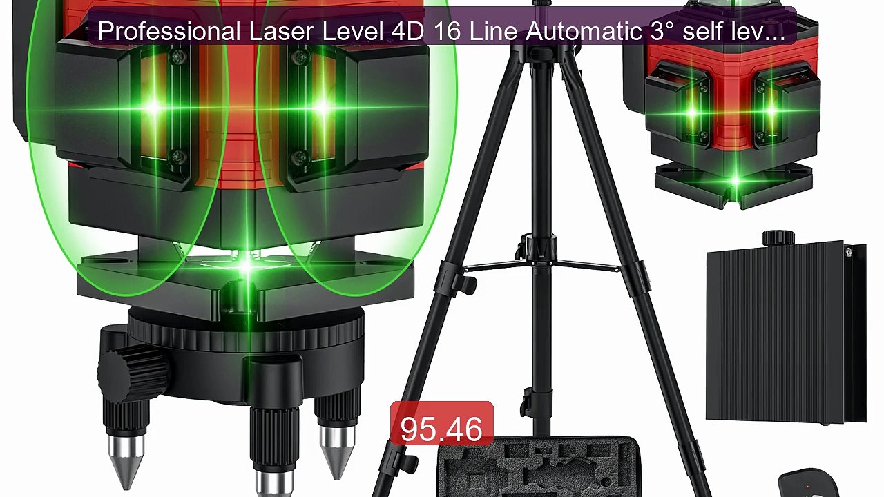 Professional Laser Level 4D 16 Line Automatic 3° self leveling 4*3... -- Best Deal 2026 | Shop Now!