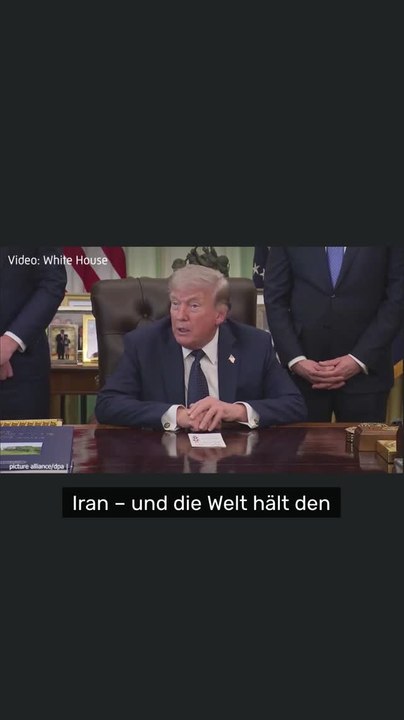 No Glomex Donald Trump: "Sie werden dezimiert" – US-Präsident verschärft Iran-Drohung