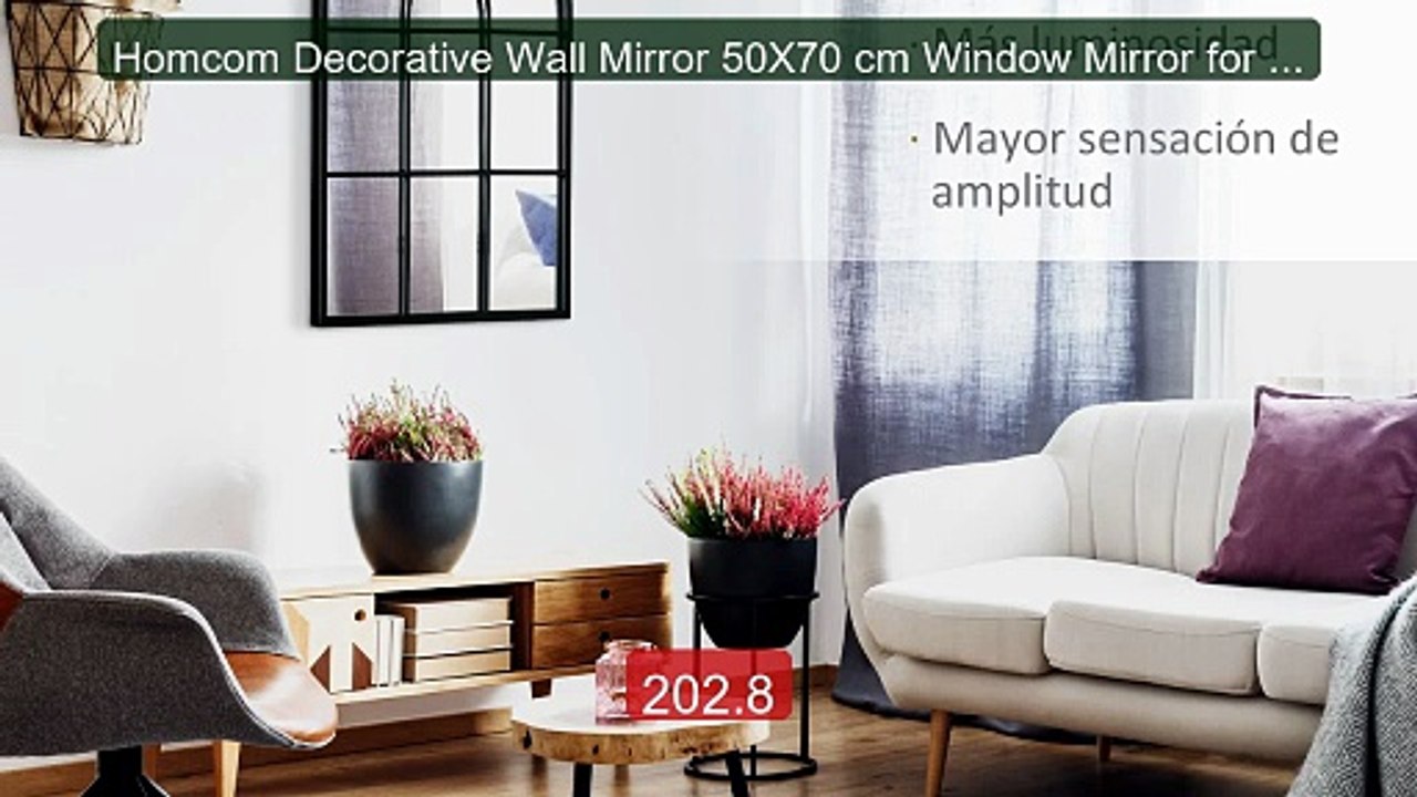 Homcom Decorative Wall Mirror 50X70 cm Window Mirror for Livin... -- Hot Deal 2026 | Limited Offer!