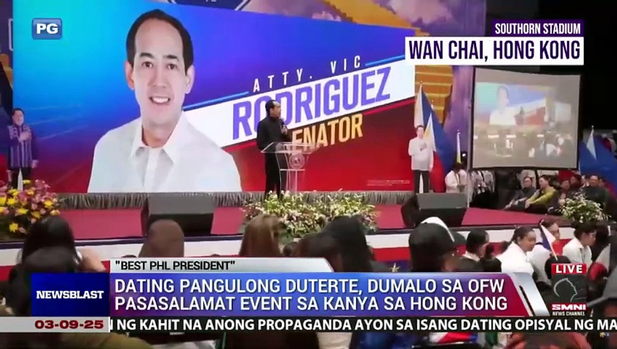 Mga OFW's sa Hongkong Emotional at Mainit ang Pagtanggap kay Dating Pangulong Duterte [Full Movie]