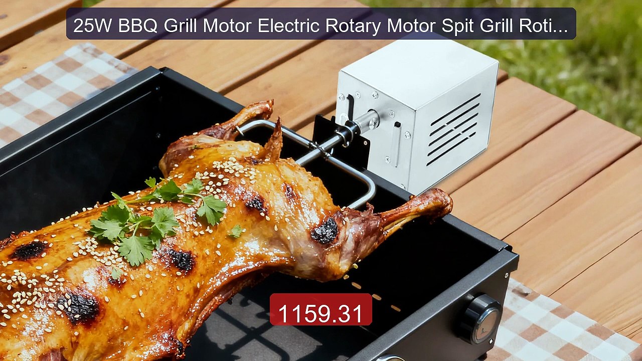 25W BBQ Grill Motor Electric Rotary Motor Spit...